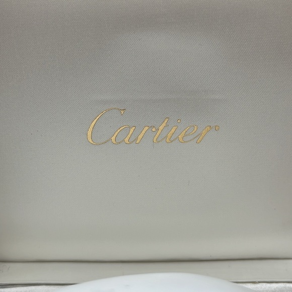 Cartier Red Leather Gold Snap Bracelet Box Gift - Picture 4 of 9